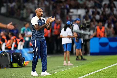 France's head coach Thierry Henry